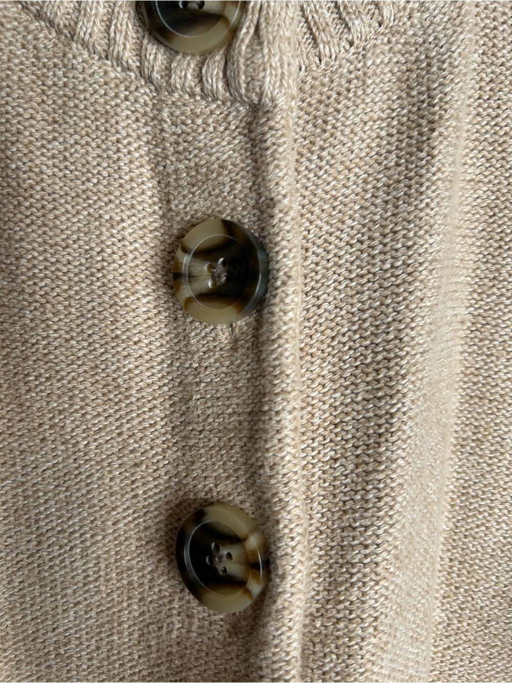 Quince Women’s Size Small Organic Cotton Cardigan Beige 5840 - Picture 2 of 4